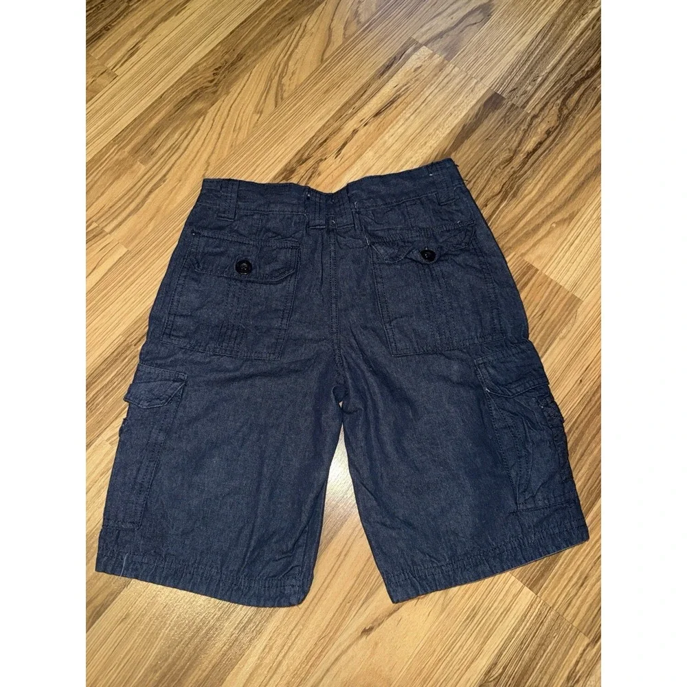 Levi's Rustic Blue Boys Sz 10‎ Shorts Blue Black Khaki Cargo